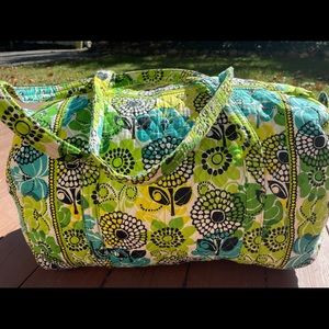 Vera Bradley Lime’s Up Large Travel Duffel Bag
